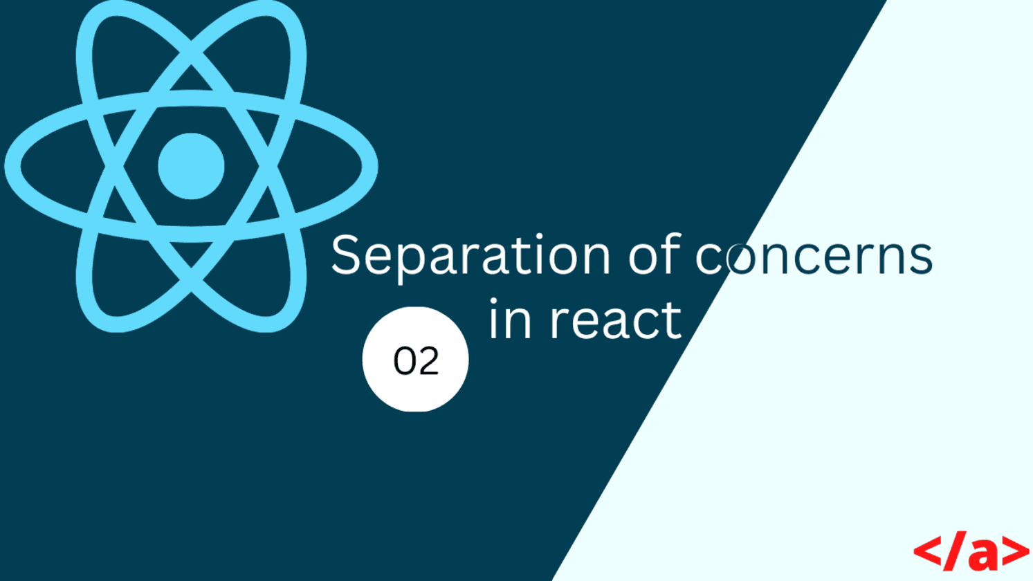 Separations of concerns in react