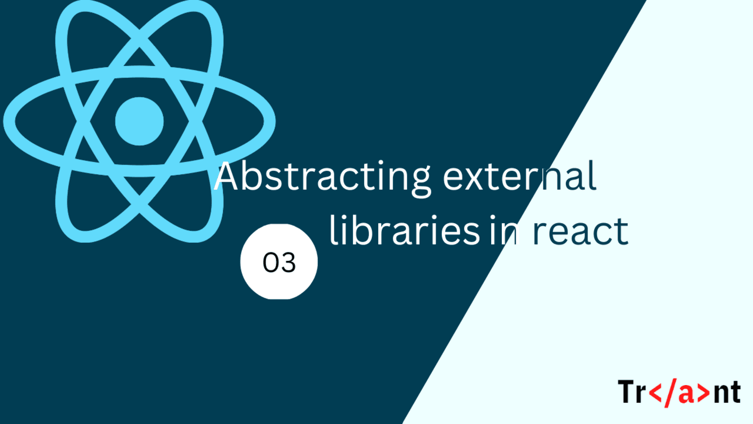 Abstracting external libraries in react